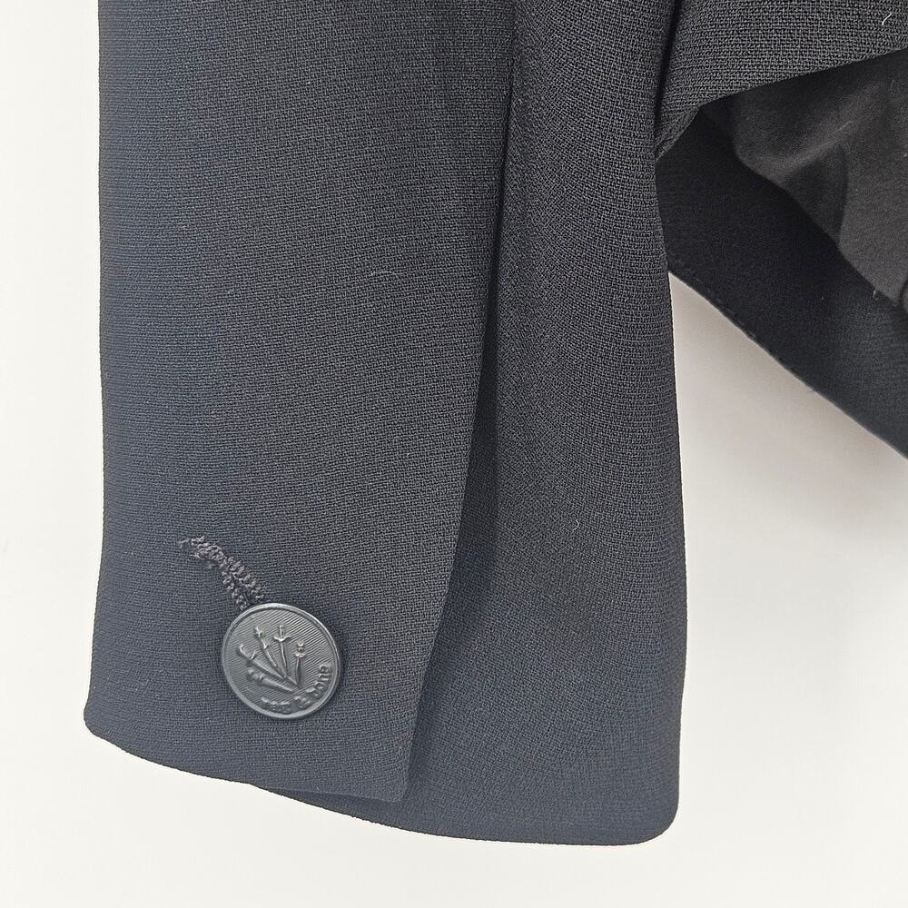 Rag & Bone Women's Teresa Cut Out Peekaboo Back Blazer Black Size 2 - Picture 12 of 15